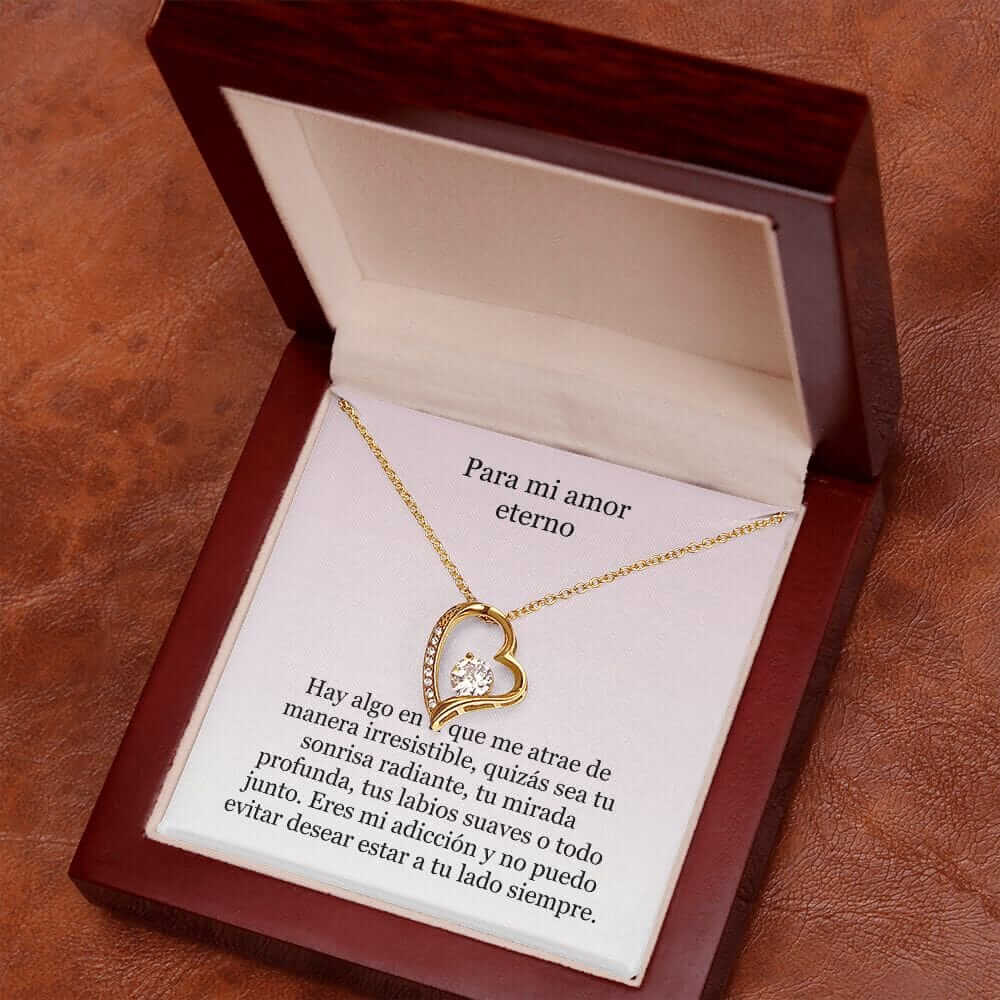 HAZLA SONREÍR COMO CUANDO ERAS NIÑO: CON ESTE COLLAR DE AMOR ETERNO.
