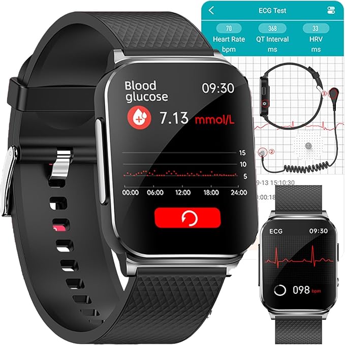 Gluco Smart Watch ¡Mide Tu Glucosa en Tiempo Real!