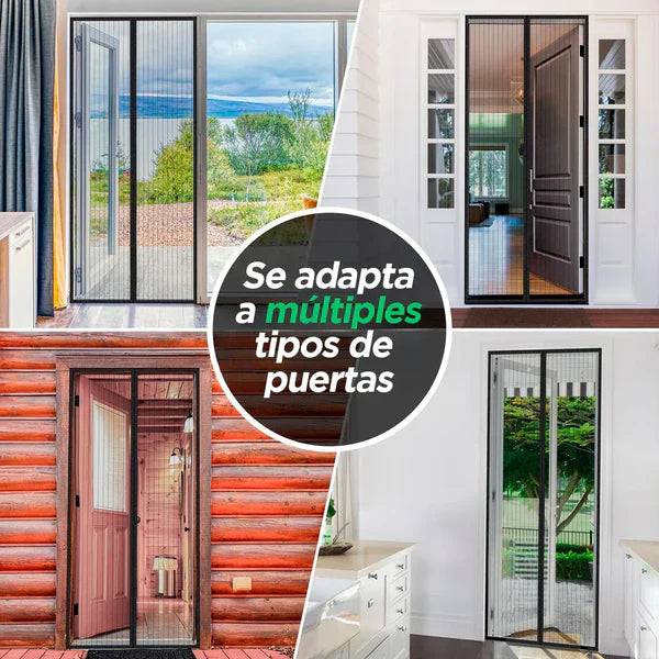 MALLA MAGNÉTICA ANTIMOSQUITOS CON CIERRE AUTOMÁTICO 210 X 100