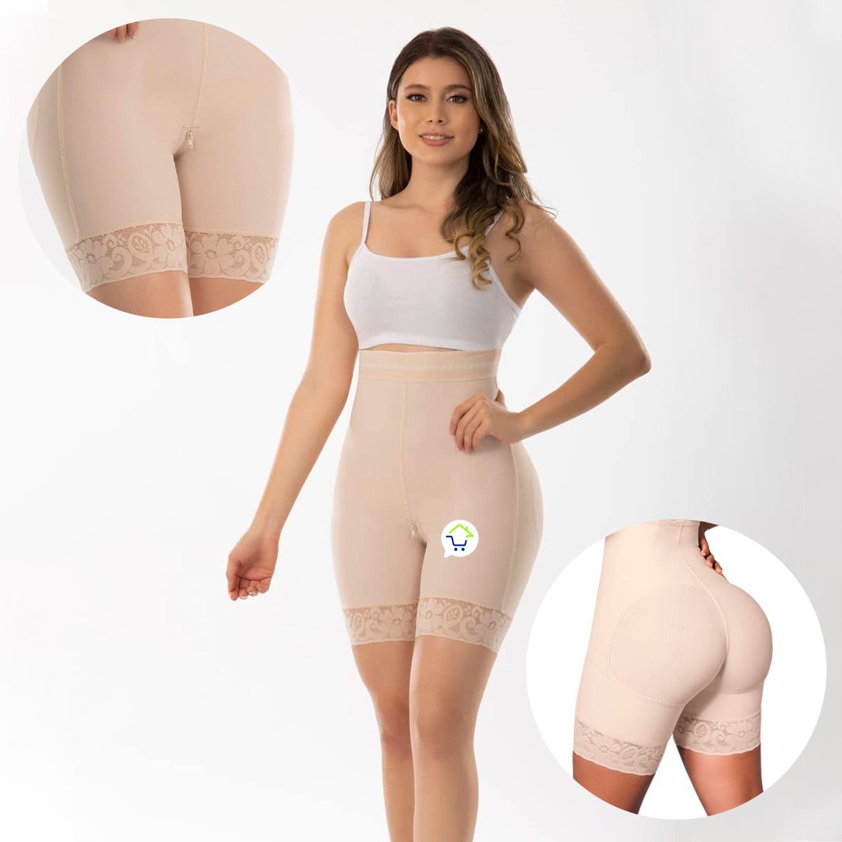 Faja Short Levantacola Tiro Alto