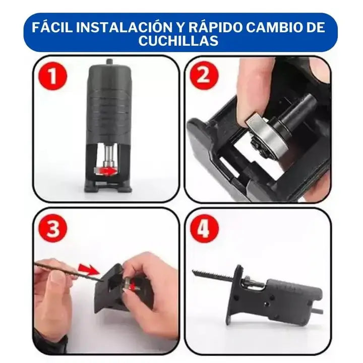 Convierte Tu Taladro en una Potente Sierra Caladora🔥