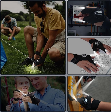 Guantes Con Linterna Led a 50%OFF