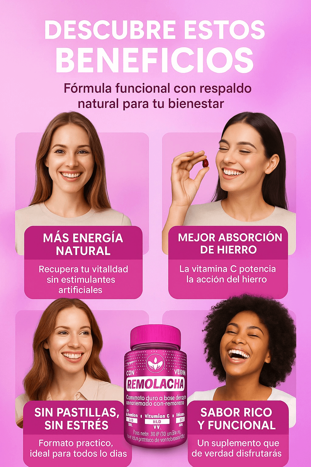 CAPSULAS DE REMOLACHA: EL ESCUDO NATURAL CONTRA LA FATIGA, LA ANEMIA SILENCIOSA Y EL CORAZÓN DÉBIL.