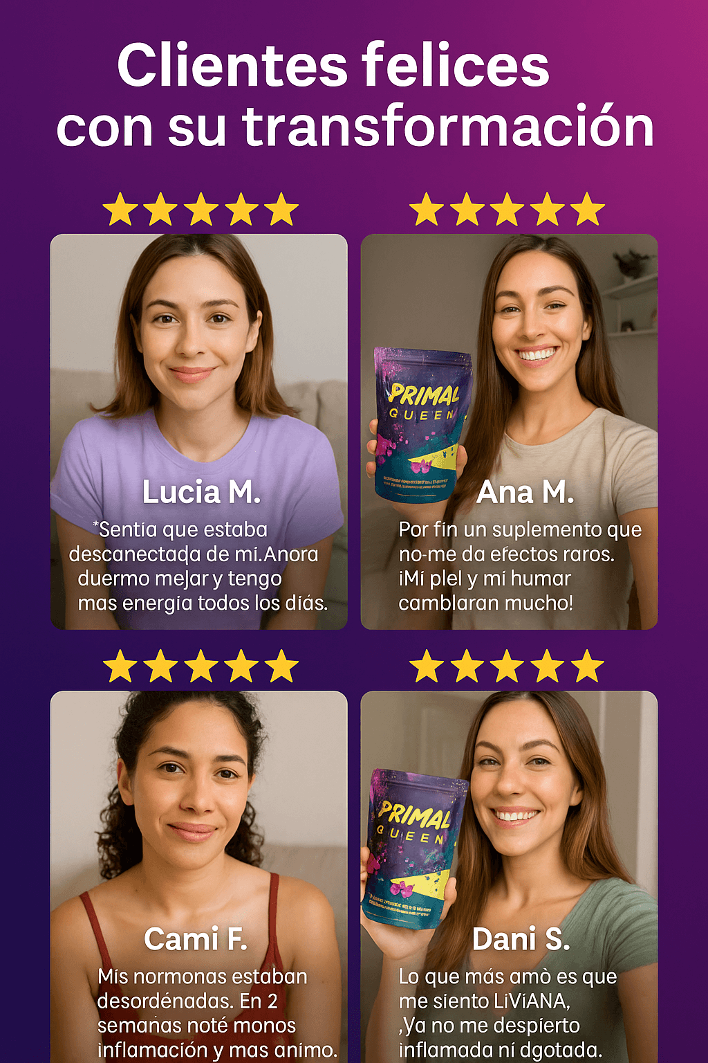 PRIMAL QUEEN: UN DÍA ESTÁS BIEN, AL OTRO NI FUERZAS TIENES PARA PEINARTE. TE SIENTES INFLAMADA, IRRITABLE Y VACÍA POR DENTRO… ESO NO ES NORMAL.