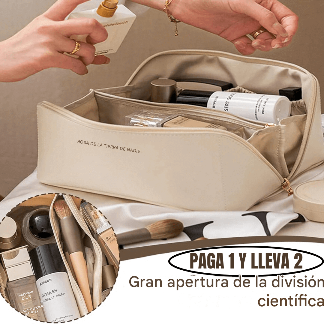 No Más Maquillaje Perdido o Dañado – Paga 1 y Llévate 2 Cosmetiqueras Multifuncionales