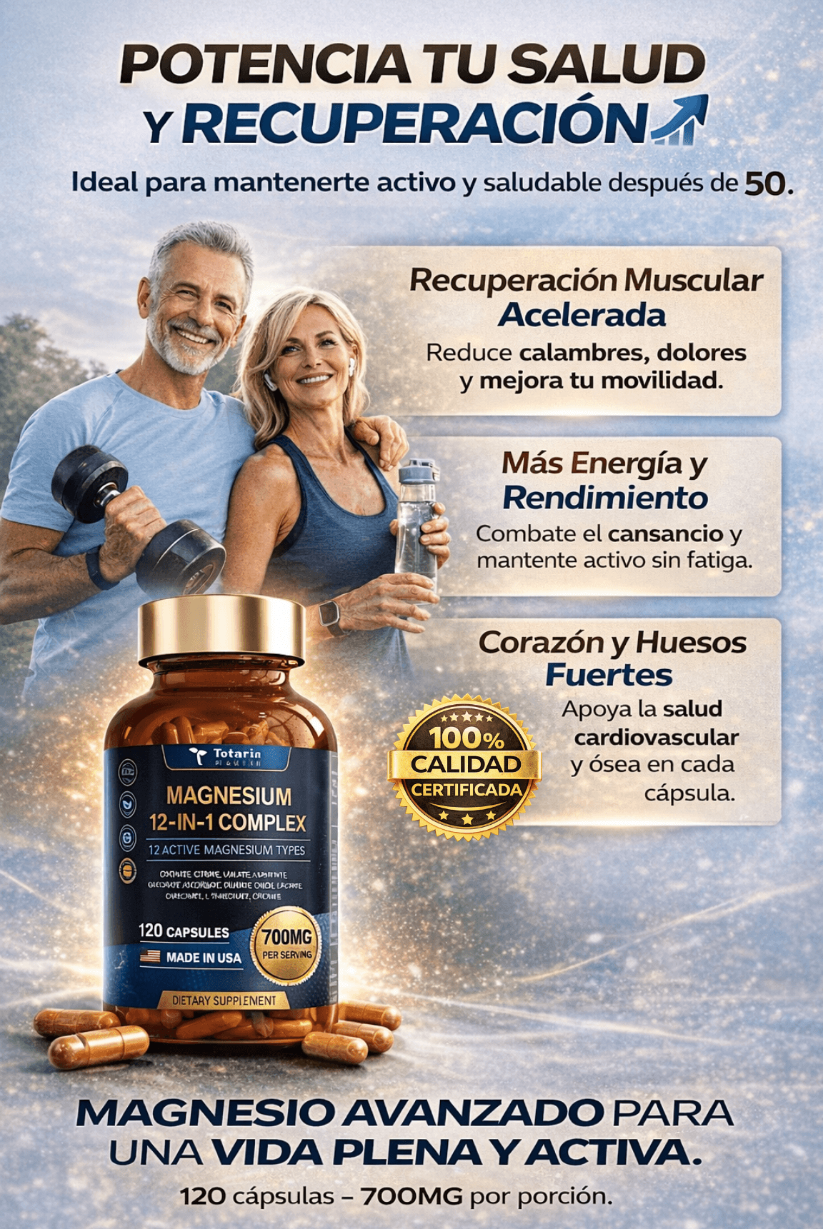 MAGNESIUM 12 EN 1: EL ÚNICO ESCUDO COMPLETO CONTRA LA DEFICIENCIA SILENCIOSA QUE CAUSA INSOMNIO, AGOTAMIENTO CRÓNICO, CALAMBRES Y ACELERA EL ENVEJECIMIENTO DE TU CUERPO