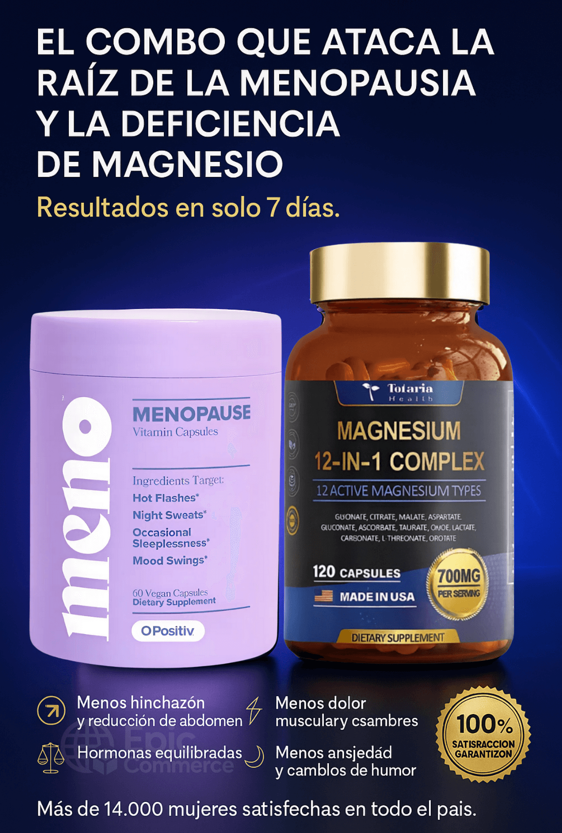 (MENO+MAGNESIO)NO ENGORDASTE PORQUE “TE DESCUIDASTE”..ENGORDASTE PORQUE ESTÁS EN PLENA MENOPAUSIA Y TU CUERPO ESTÁ PERDIENDO MAGNESIO.
