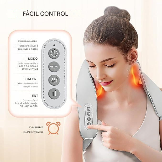 Oferta Especial en Masajeador Cervical Recargable ✨