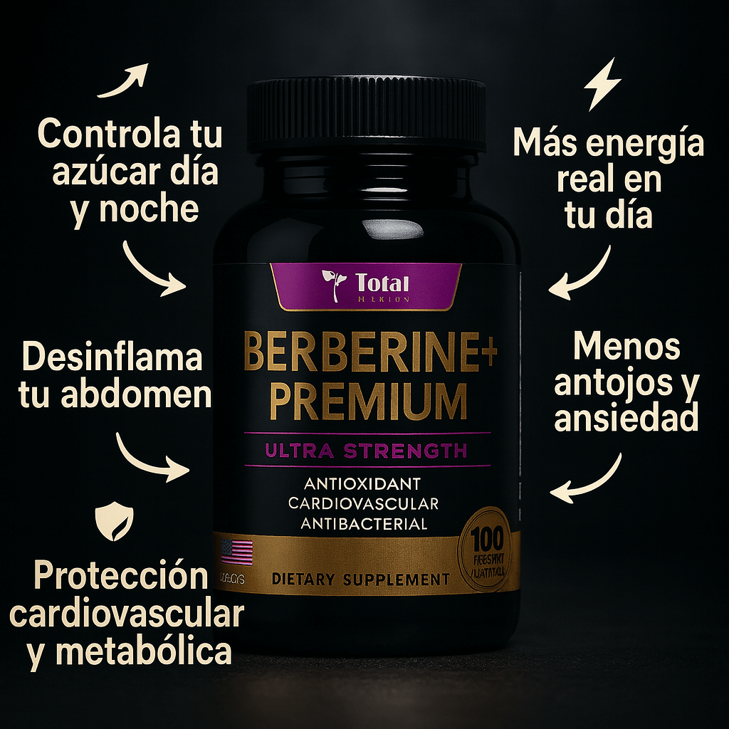 BERBERINA: SE ACERCA DICIEMBRE… ¿VAS A SEGUIR INFLAMADO, CANSADO Y ACUMULANDO GRASA POR TU AZÚCAR EN SANGRE?