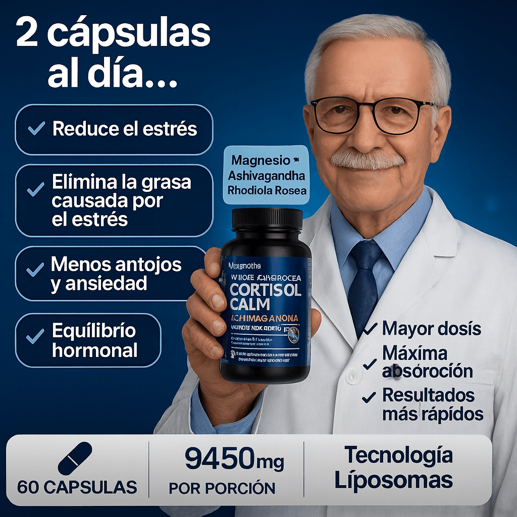 (CORTISOL CALM)¿ENGORDASTE, TE VES INFLAMADO Y VIVES CANSADO? NO IMPORTA SI ERES HOMBRE O MUJER… NO ES LA COMIDA, ES EL ESTRÉS QUE TE ESTÁ DESTRUYENDO EL CUERPO.