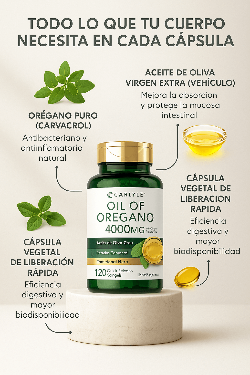 ACEITE DE ORÉGANO: NO ES GRASA, ES INFLAMACIÓN… POR ESO NINGÚN QUEMADOR TE HA FUNCIONADO.