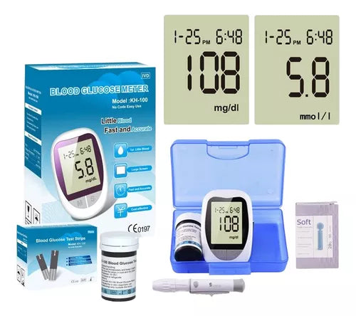 Glucometro Digital Medidor De Glucosa