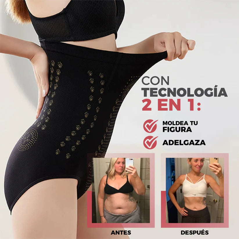 LA FAJA QUE NO SOLO MOLDEA ¡TAMBIÉN QUEMA GRASA CON IONES ACTIVOS! PAGA 1 Y LLEVA 2