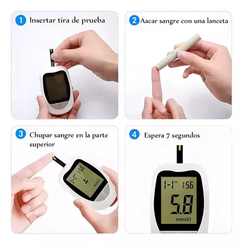 Glucometro Digital Medidor De Glucosa