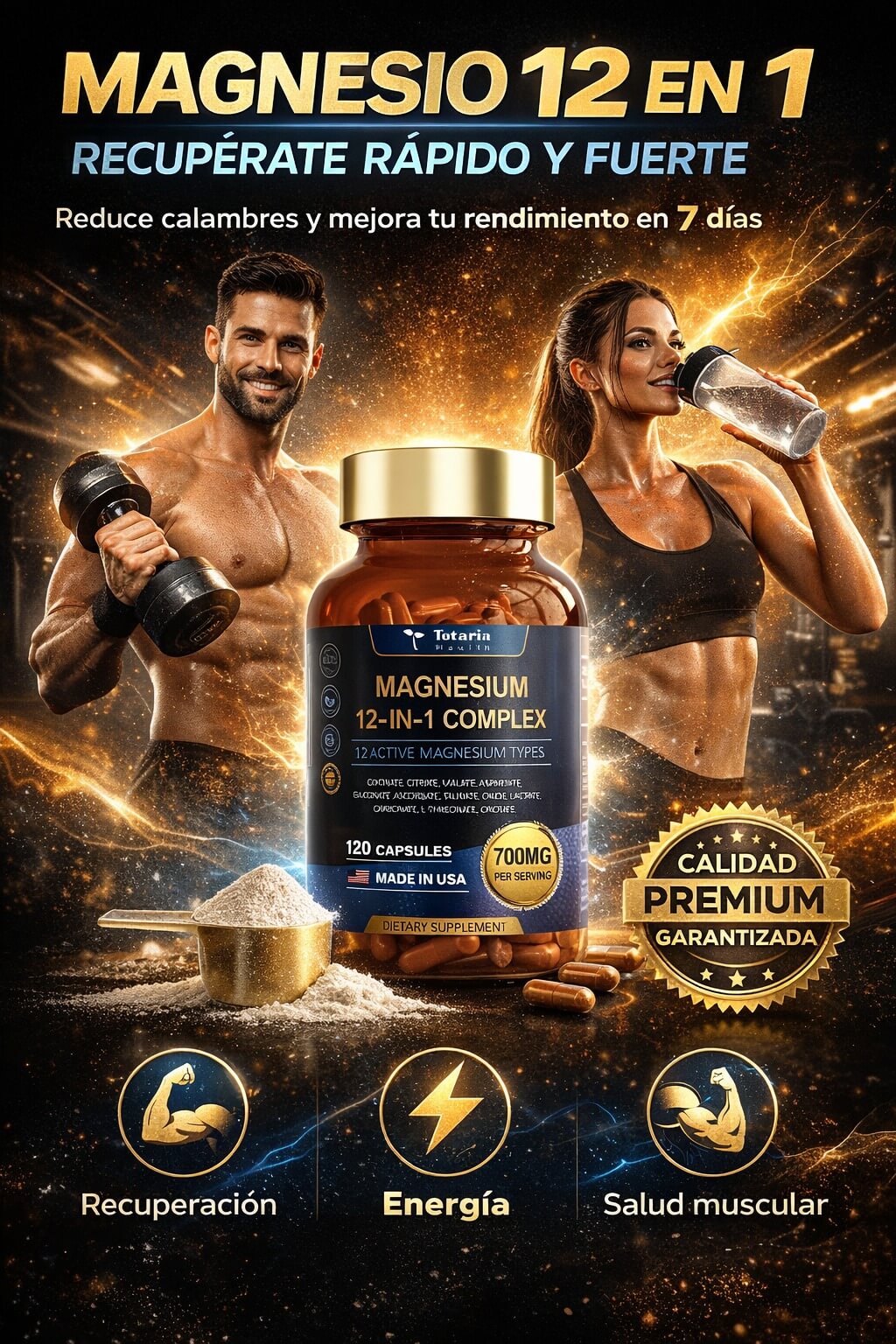 (MAGNESIUM 12 EN 1) DESCUBRE POR QUÉ YA NO RECUPERAS IGUAL AUNQUE ENTRENES DURO (Y POR QUÉ EL PRE-ENTRENO YA NO TE ALCANZA).