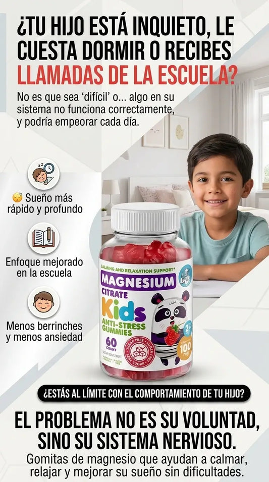 CITRATO DE MAGNESIUM EN GOMAS