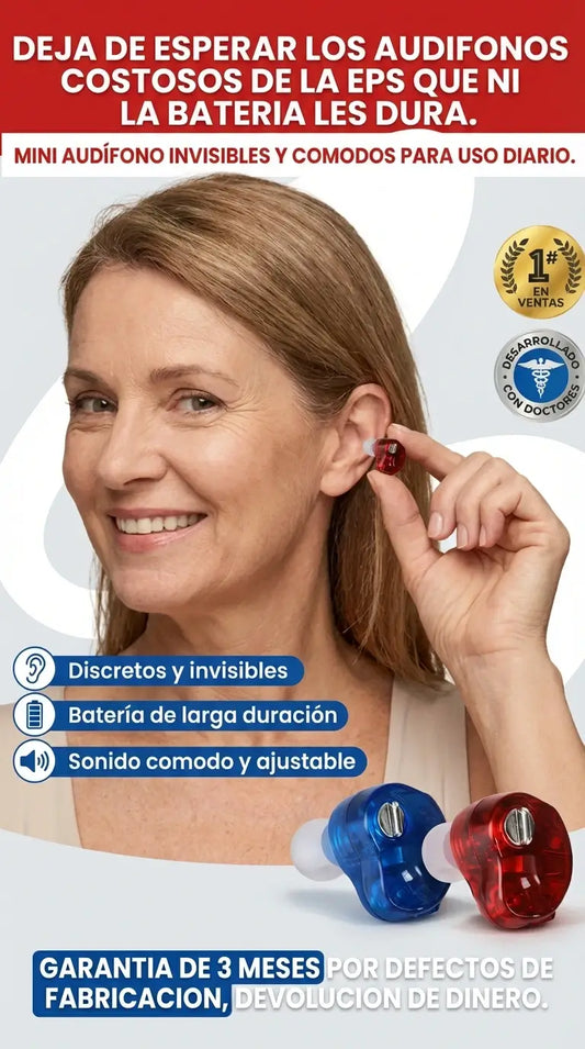 PAGA 1 Y RECIBE 2: LA FORMA MÁS FÁCIL Y DISCRETA DE RECUPERAR TU AUDICIÓN CON TECNOLOGÍA DE ALTO VALOR