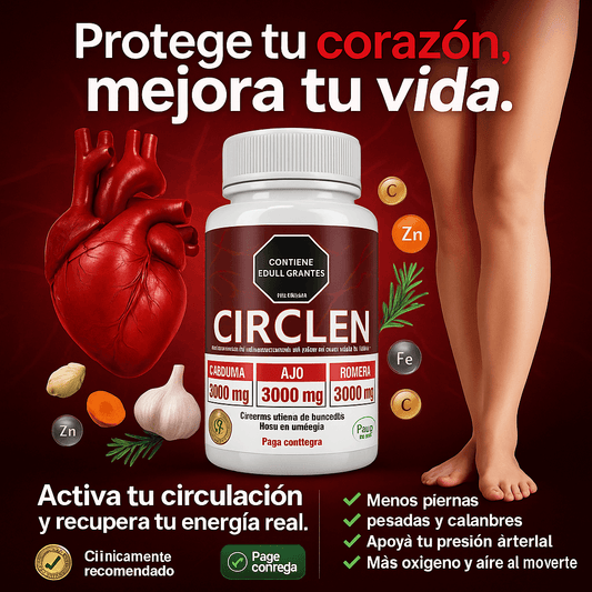 CIRCLEN: HOY SON PIERNAS PESADAS Y FALTA DE AIRE… MAÑANA PUEDE SER QUE TU CORAZÓN NO AGUANTE MÁS