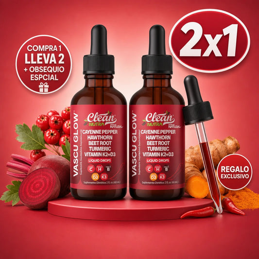 2X1 VASCU GLOW® QUEMA GRASA 20x MÁS RÁPIDO