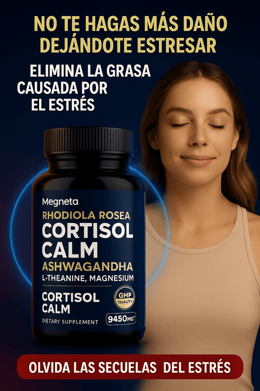 (CORTISOL CALM)¿ENGORDASTE, TE VES INFLAMADO Y VIVES CANSADO? NO IMPORTA SI ERES HOMBRE O MUJER… NO ES LA COMIDA, ES EL ESTRÉS QUE TE ESTÁ DESTRUYENDO EL CUERPO.