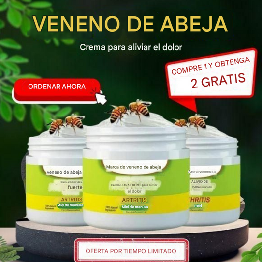 Crema para huesos y articulaciones con veneno de abeja COMPRE 1 Y OBTENGA 1 GRATIS✔️