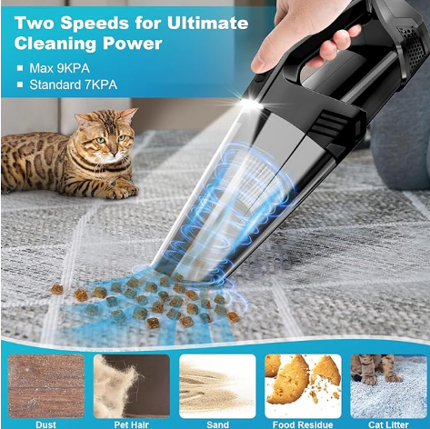 ¡ELIMINA LOS PELOS DE TU MASCOTA EN SEGUNDOS CON ESTA MINI ASPIRADORA PORTÁTIL!