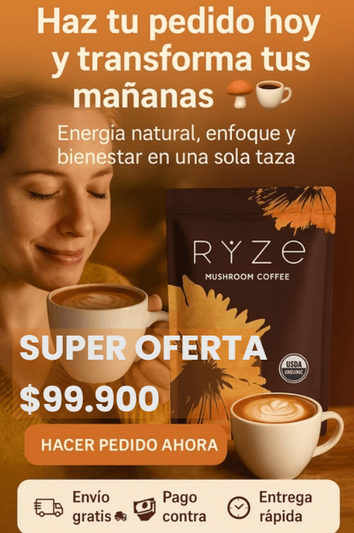 EL CAFÉ CON HONGOS QUE DESINFLAMA, QUITA EL ESTRÉS, Y TE MANTIENE ENFOCADO TODO EL DIA, ¡SOLO HOY LLEVATE TODO EL KIT COMPLETO!