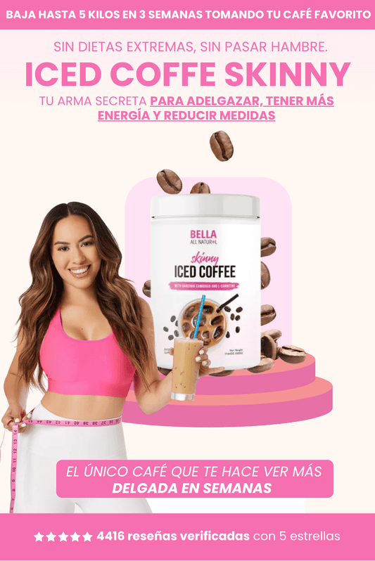 MAS DE 12,847 PERSONAS REDUJERON SU ABDOMEN Y ELIMINARON ANTOJOS DE AZUCAR CON ICED COFFEE, ¡PAGA 1 Y LLEVA 2!