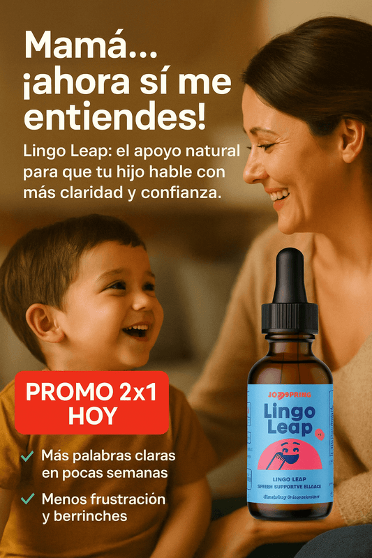 ¿VAS A QUEDARTE VIENDO CÓMO TU HIJO SE QUEDA CALLADO MIENTRAS LOS DEMÁS AVANZAN? LINGO LEAP (HOY 2X1) PUEDE SER LA DIFERENCIA ENTRE UN NIÑO FRUSTRADO O UN NIÑO QUE SE HACE ESCUCHAR.