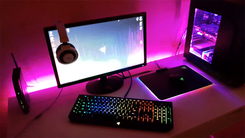 Combo Gaming Teclado,audifonos y mouse con alfombra 50%OFF