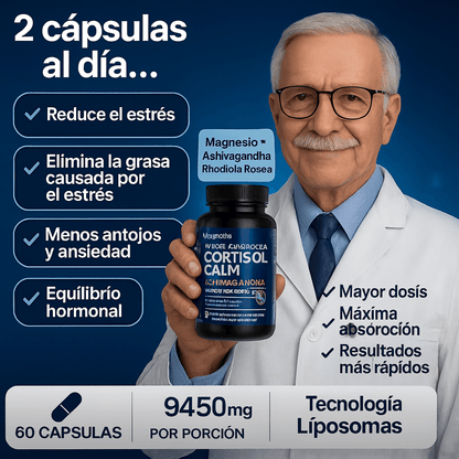 (CORTISOL CALM)¿ENGORDASTE, TE VES INFLAMADO Y VIVES CANSADO? NO IMPORTA SI ERES HOMBRE O MUJER… NO ES LA COMIDA, ES EL ESTRÉS QUE TE ESTÁ DESTRUYENDO EL CUERPO.