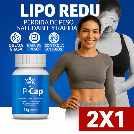 ¿CANSADA DE LUCHAR CON LA BARRIGA Y LOS ANTOJOS? LIPOCAPS TE DEVUELVE EL CONTROL Y UNA FIGURA QUE AMARÁS SOLO EN SEMANAS, (PAGA 1 Y LLEVAS 2)