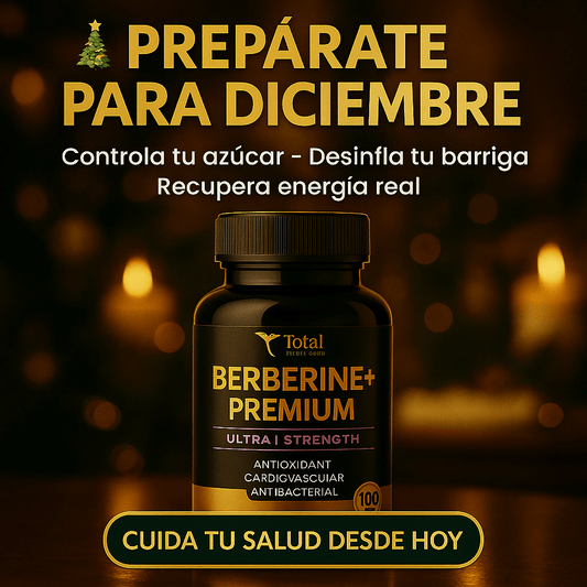 BERBERINA: SE ACERCA DICIEMBRE… ¿VAS A SEGUIR INFLAMADO, CANSADO Y ACUMULANDO GRASA POR TU AZÚCAR EN SANGRE?
