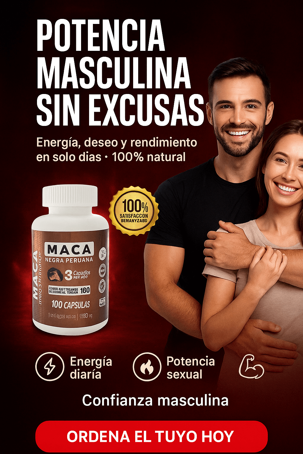 MACA: ¿ELLA YA LO NOTÓ? RECUPERA TU DESEO Y TU RENDIMIENTO EN LA INTIMIDAD