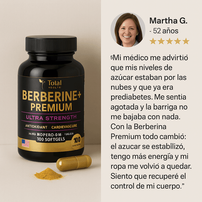 BERBERINA: SE ACERCA DICIEMBRE… ¿VAS A SEGUIR INFLAMADO, CANSADO Y ACUMULANDO GRASA POR TU AZÚCAR EN SANGRE?