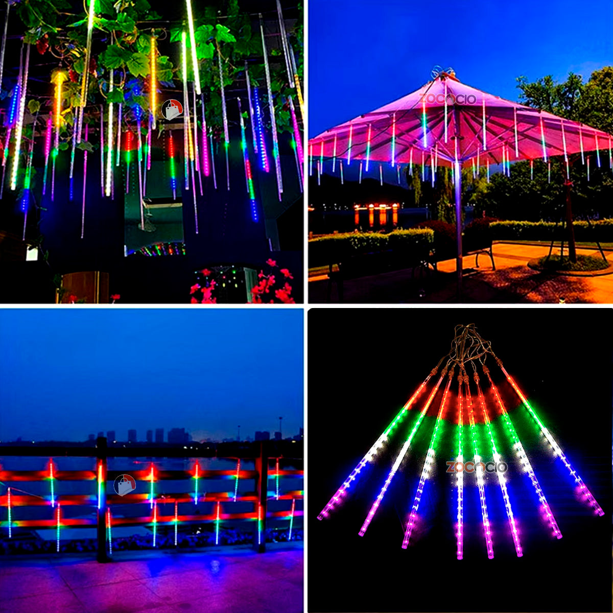 ( Paga 1 y lleva 2 ) ¡Deslumbra Esta Navidad! Luces Meteorito Antes de que Suban los Precios!